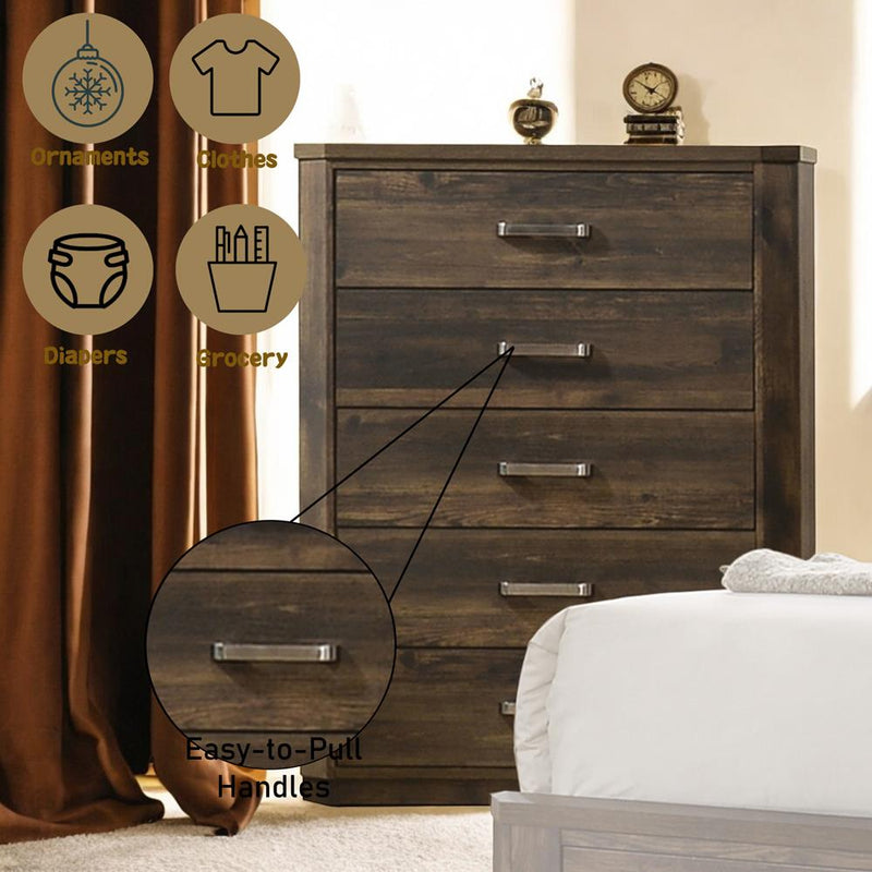 Acme Furniture Elettra 5-Drawer Chest 24856 IMAGE 3