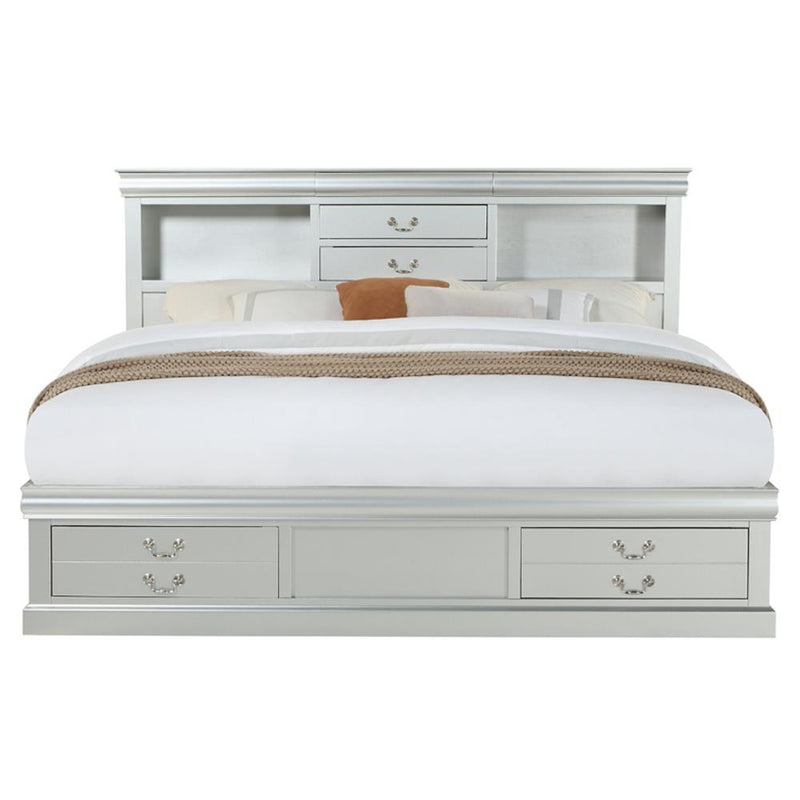 Acme Furniture Louis Philippe III Queen Bookcase Bed with Storage 24920Q IMAGE 3