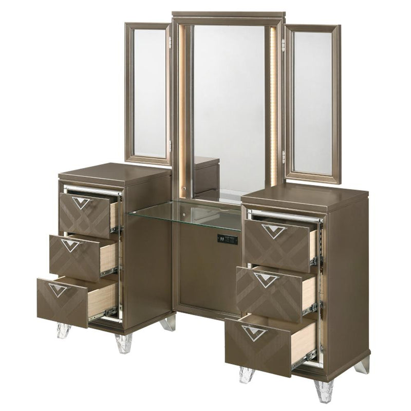Acme Furniture Skylar 6-Drawer Vanity Set 25327 IMAGE 4