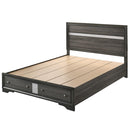 Acme Furniture Naima Queen Platform Bed with Storage 25970Q IMAGE 2