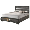 Acme Furniture Naima Queen Platform Bed with Storage 25970Q IMAGE 3