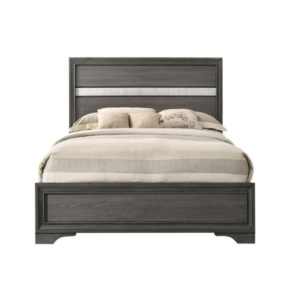 Acme Furniture Naima Full Platform Bed with Storage 25995F IMAGE 1