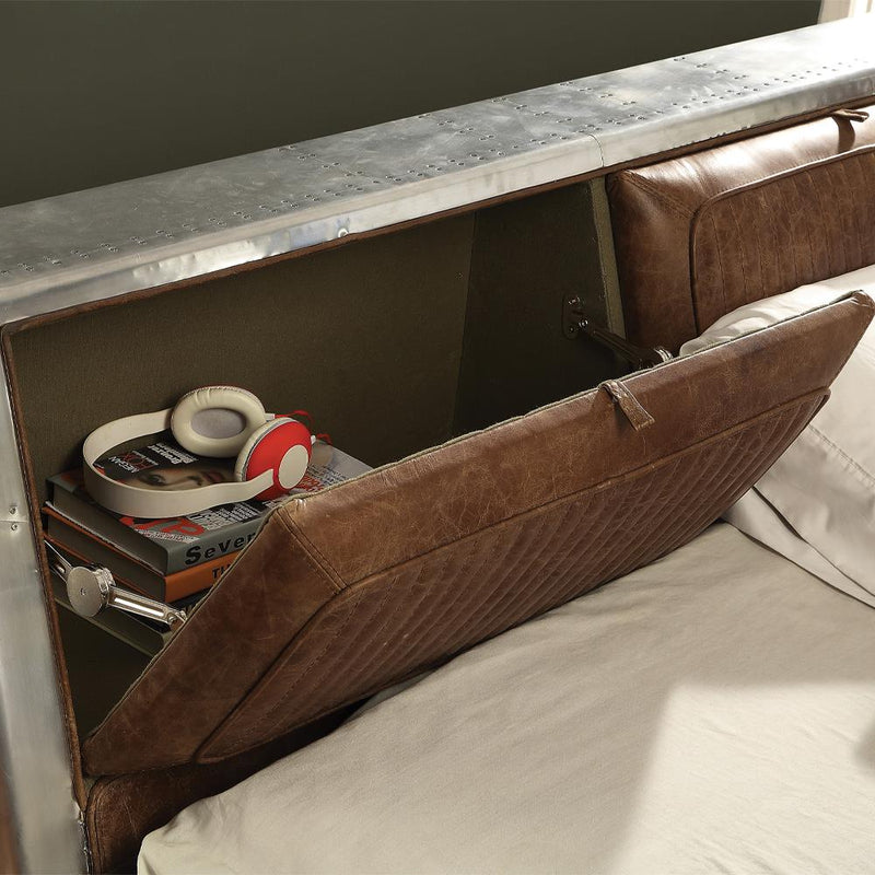 Acme Furniture Brancaster Queen Platform Bed with Storage 26220Q IMAGE 2