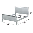 Acme Furniture Louis Philippe 26727EK EK Bed IMAGE 6