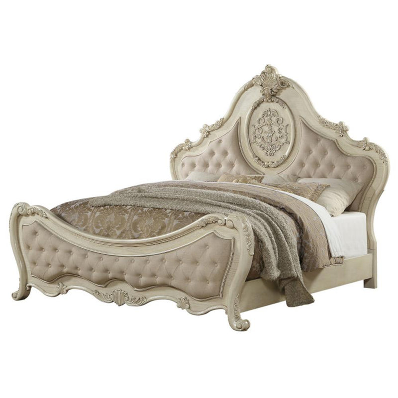 Acme Furniture Ragenardus California King Upholstered Panel Bed 27007EK IMAGE 2