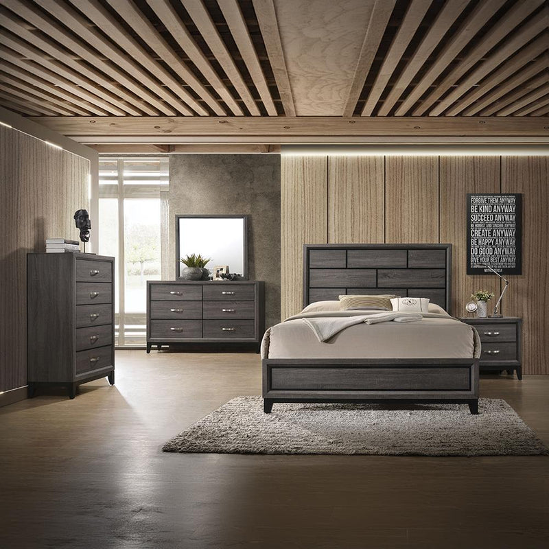 Acme Furniture Valdemar Queen Panel Bed 27050Q IMAGE 5