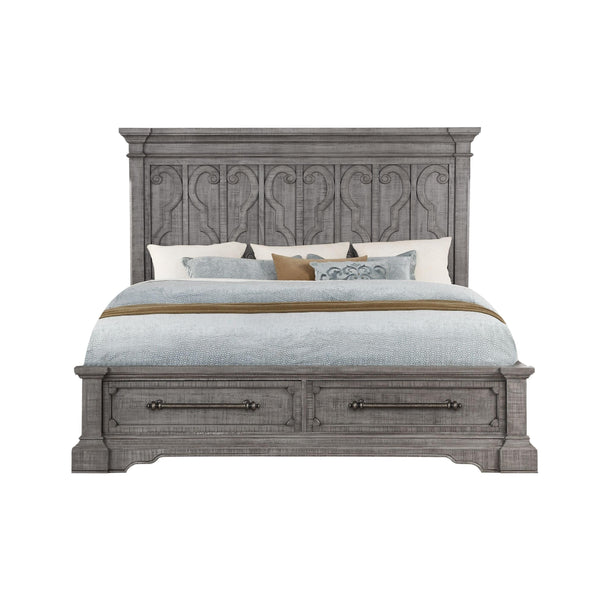 Acme Furniture Artesia California King Panel Bed with Storage 27094CK IMAGE 1
