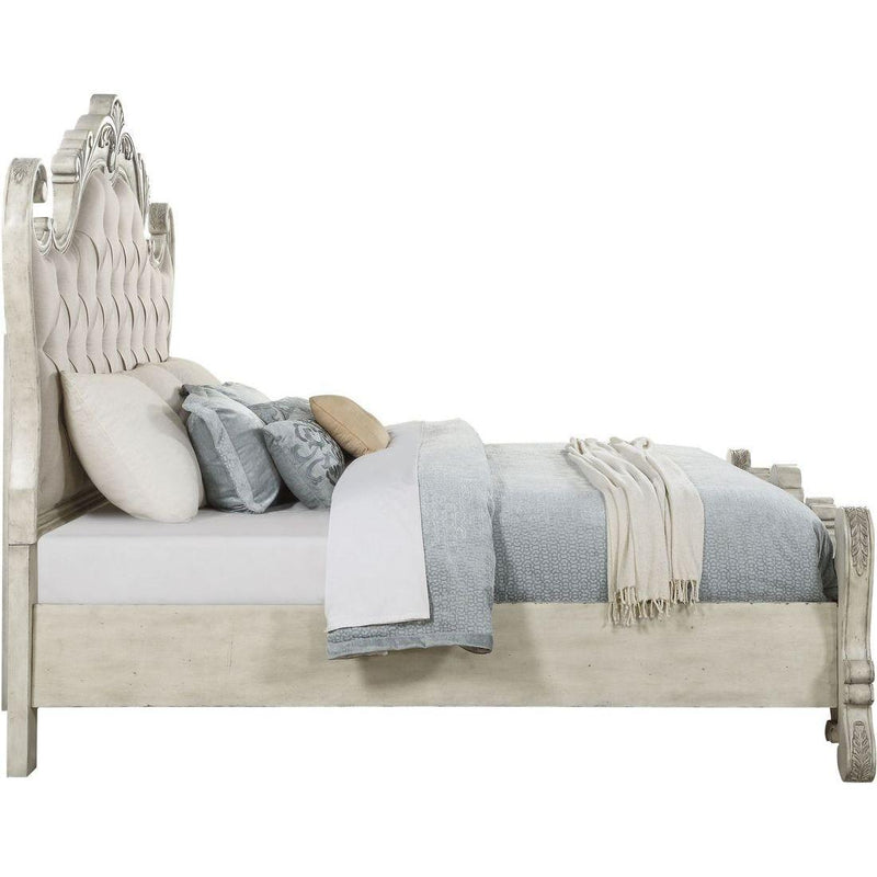 Acme Furniture Braylee Queen Upholstered Panel Bed 27180Q IMAGE 3