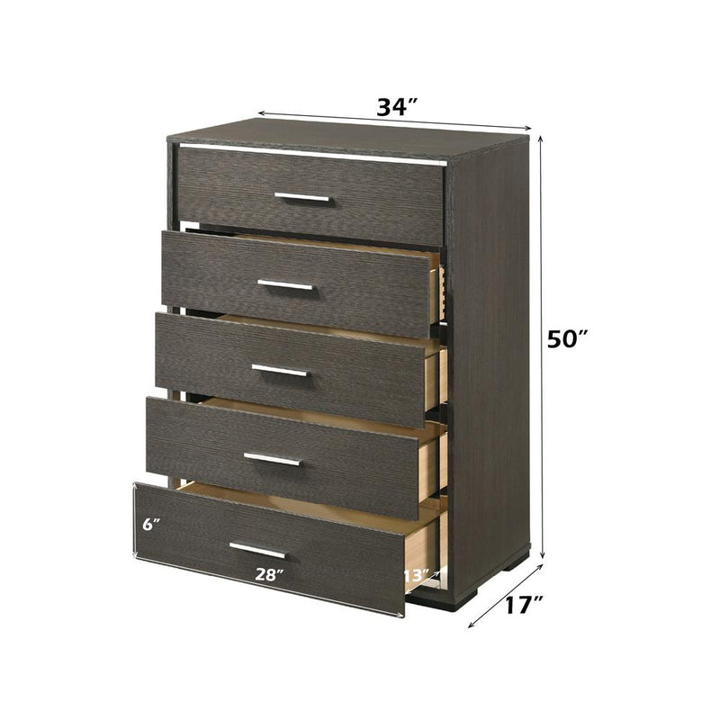 Acme Furniture Escher 5-Drawer Chest 27656 IMAGE 4