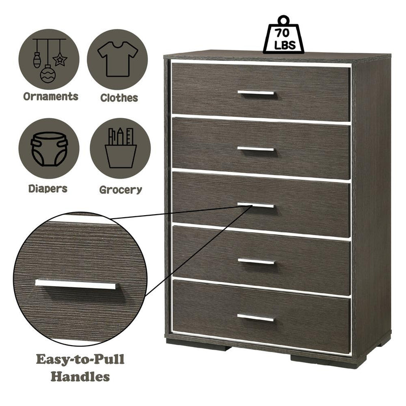 Acme Furniture Escher 5-Drawer Chest 27656 IMAGE 5