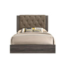 Acme Furniture Avantika Queen Upholstered Panel Bed 27680Q IMAGE 1
