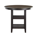 Homelegance Round Asher Counter Height Dining Table 5800BK-36 IMAGE 1
