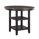Homelegance Round Asher Counter Height Dining Table 5800BK-36 IMAGE 2