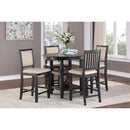 Homelegance Round Asher Counter Height Dining Table 5800BK-36 IMAGE 3