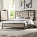 Acme Furniture Peregrine California King Upholstered Panel Bed 28004CK IMAGE 4