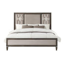 Acme Furniture Peregrine Queen Upholstered Panel Bed 28010Q IMAGE 1