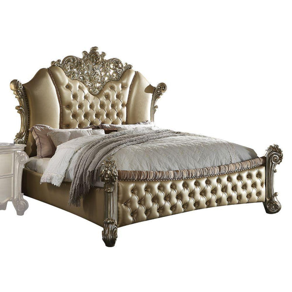 Acme Furniture Vendome II Queen Upholstered Panel Bed 28030Q IMAGE 1