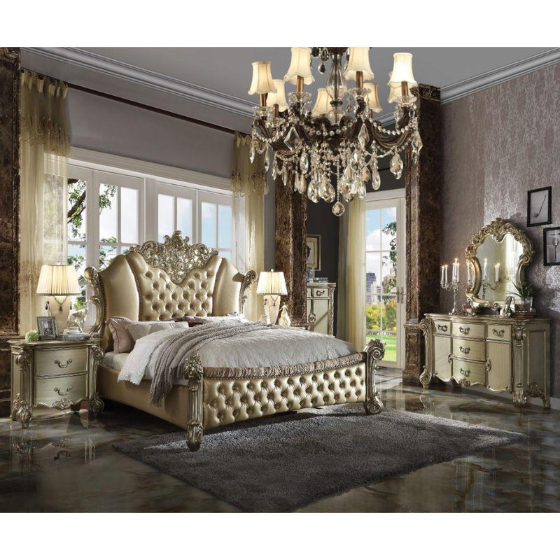 Acme Furniture Vendome II Queen Upholstered Panel Bed 28030Q IMAGE 2