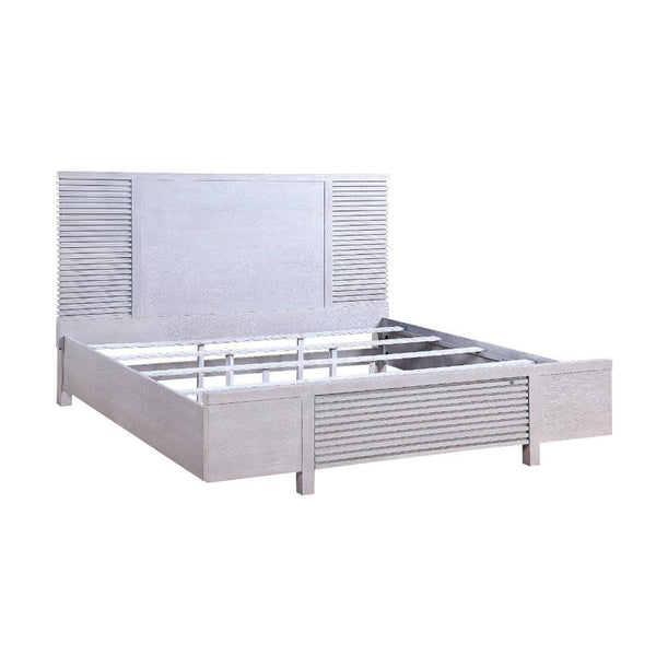 Acme Furniture Aromas Queen Panel Bed with Storage 28110Q IMAGE 1