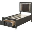 Acme Furniture Sawyer Twin Panel Bed with Storage 28280T IMAGE 3