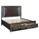 Acme Furniture Sawyer Full Panel Bed with Storage 28285F IMAGE 2