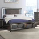 Acme Furniture Sawyer Full Panel Bed with Storage 28285F IMAGE 3