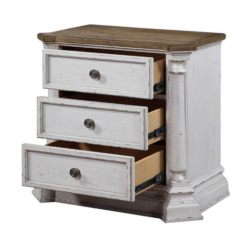 Acme Furniture York Shire 3-Drawer Nightstand 28273 IMAGE 3