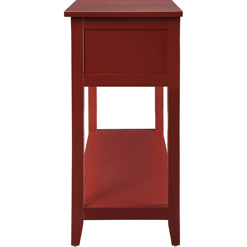 Acme Furniture Burgendy Console Table 90268 IMAGE 4