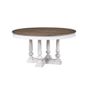 Acme Furniture York Shire Dining Table with Pedestal Base 62275 IMAGE 2
