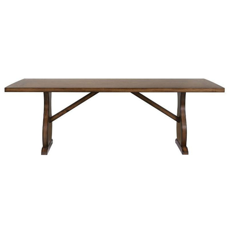 Acme Furniture Maurice Dining Table with Trestle Base 62470 IMAGE 1
