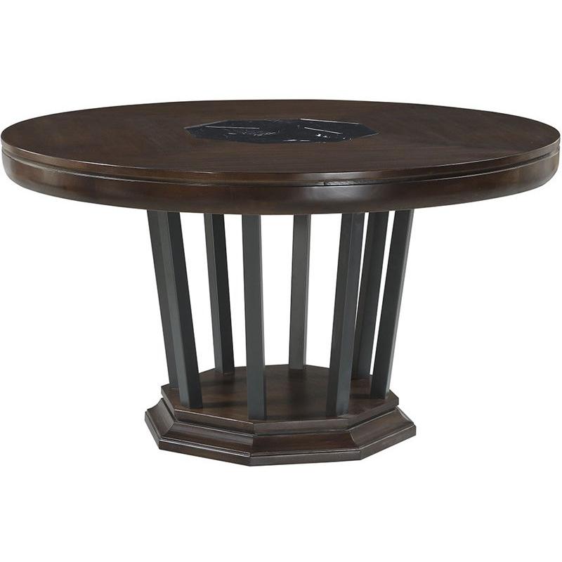 Acme Furniture Selma Dining Table with Pedestal Base 64085 IMAGE 1