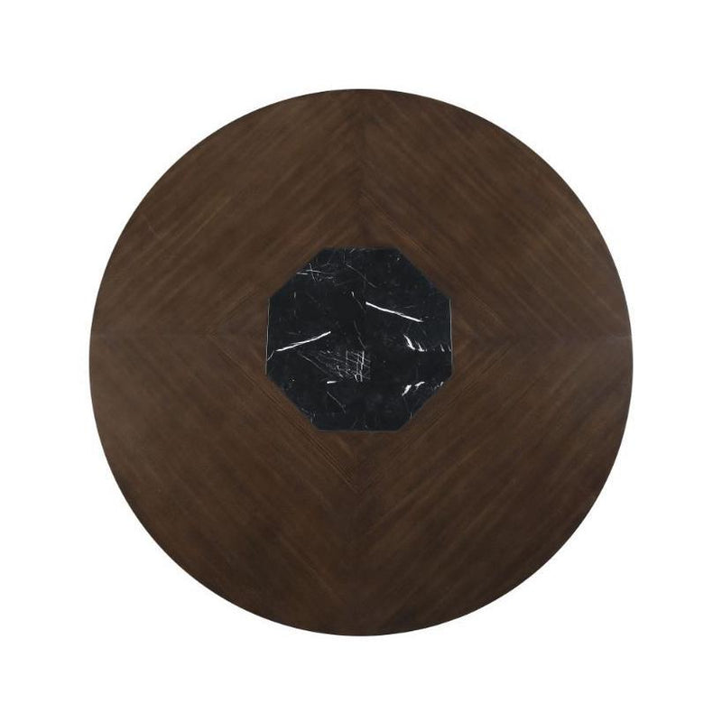 Acme Furniture Selma Dining Table with Pedestal Base 64085 IMAGE 2