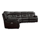 Homelegance Amite Power Reclining Leather Match 6 pc Sectional 8229DG*6PW IMAGE 2