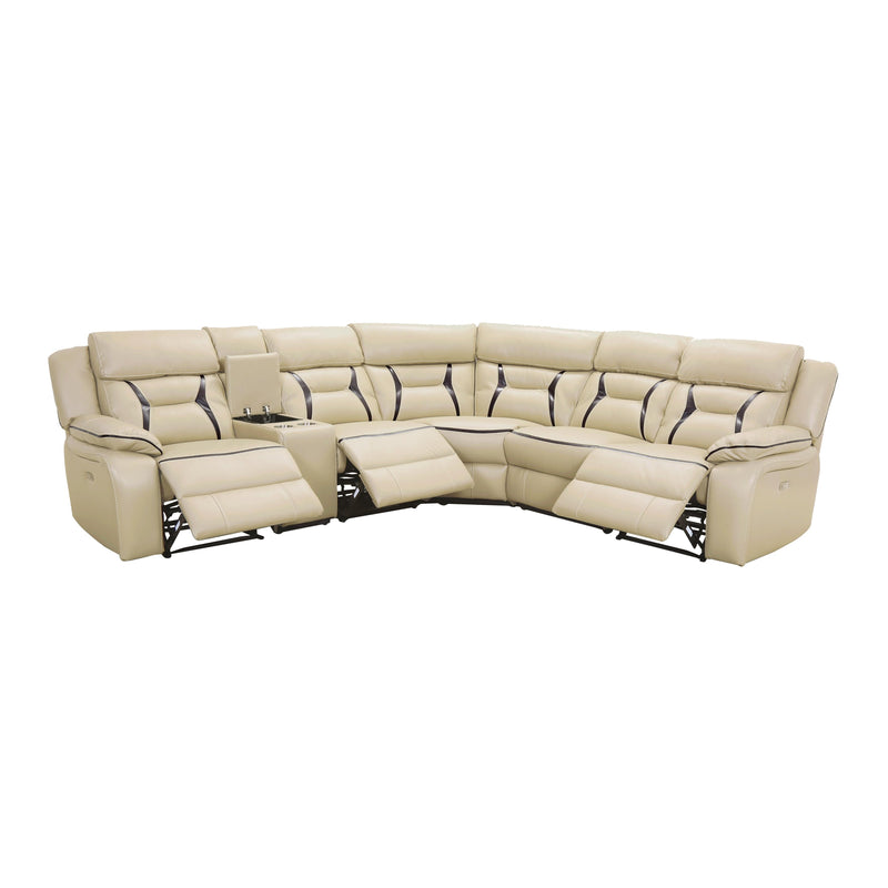 Homelegance Amite Power Reclining Leather Match 6 pc Sectional 8229*6PW IMAGE 10