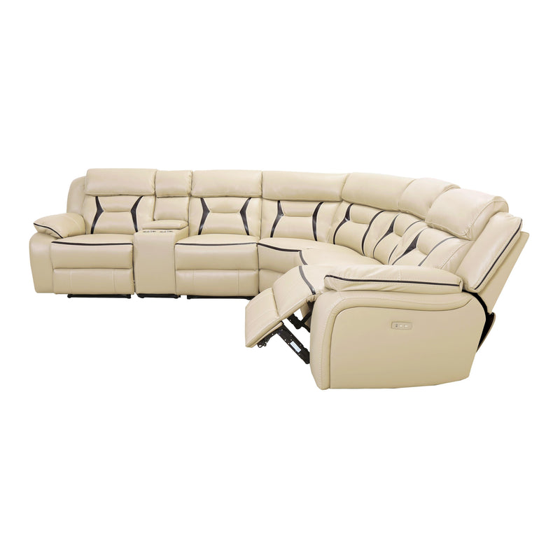 Homelegance Amite Power Reclining Leather Match 6 pc Sectional 8229*6PW IMAGE 5