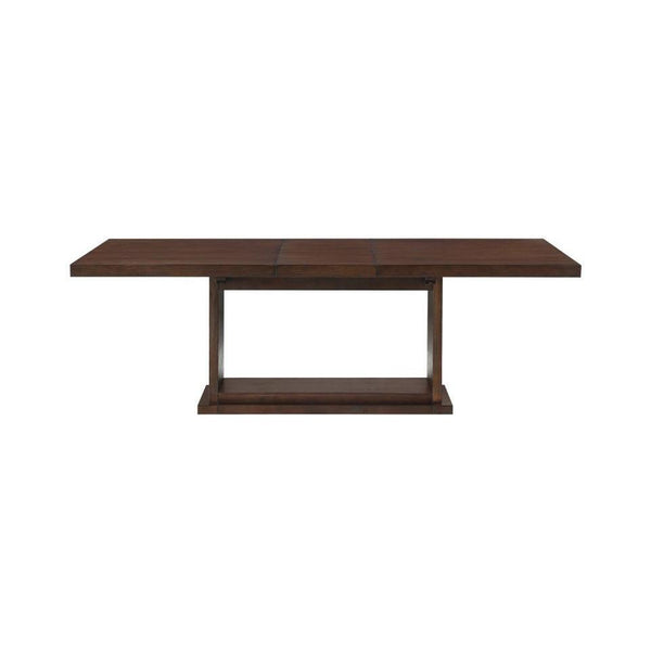 Acme Furniture Niamey Dining Table with Pedestal Base 64850 IMAGE 1