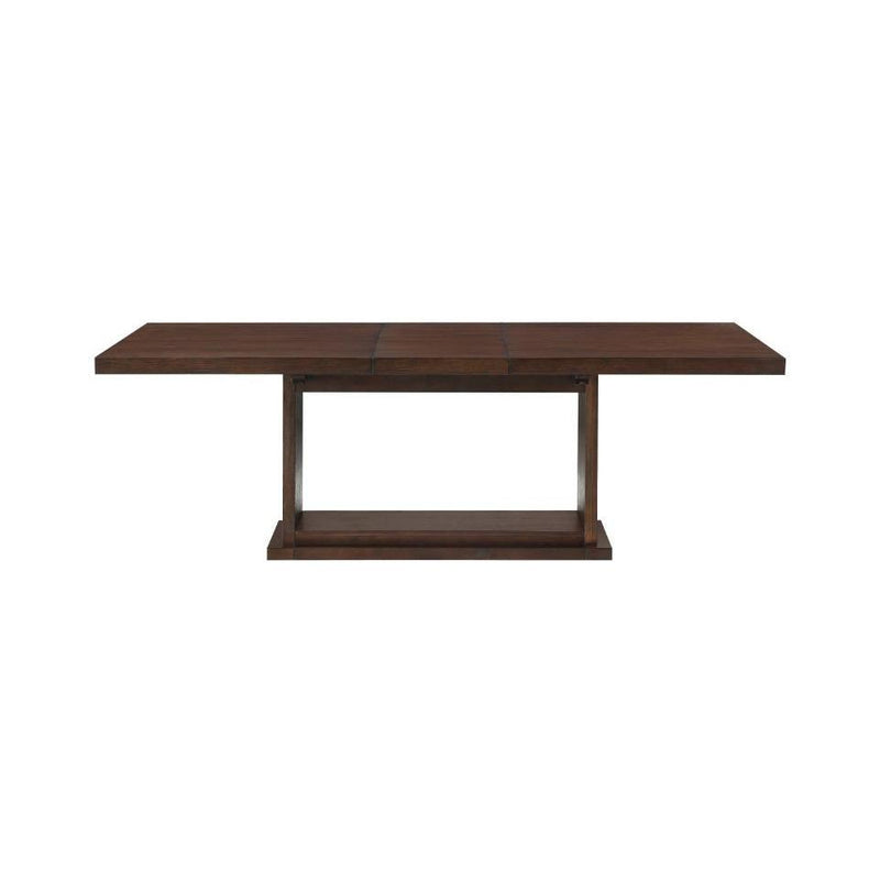 Acme Furniture Niamey Dining Table with Pedestal Base 64850 IMAGE 1