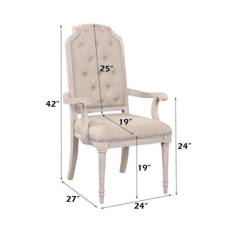 Acme Furniture Wynsor Arm Chair 67533 IMAGE 5