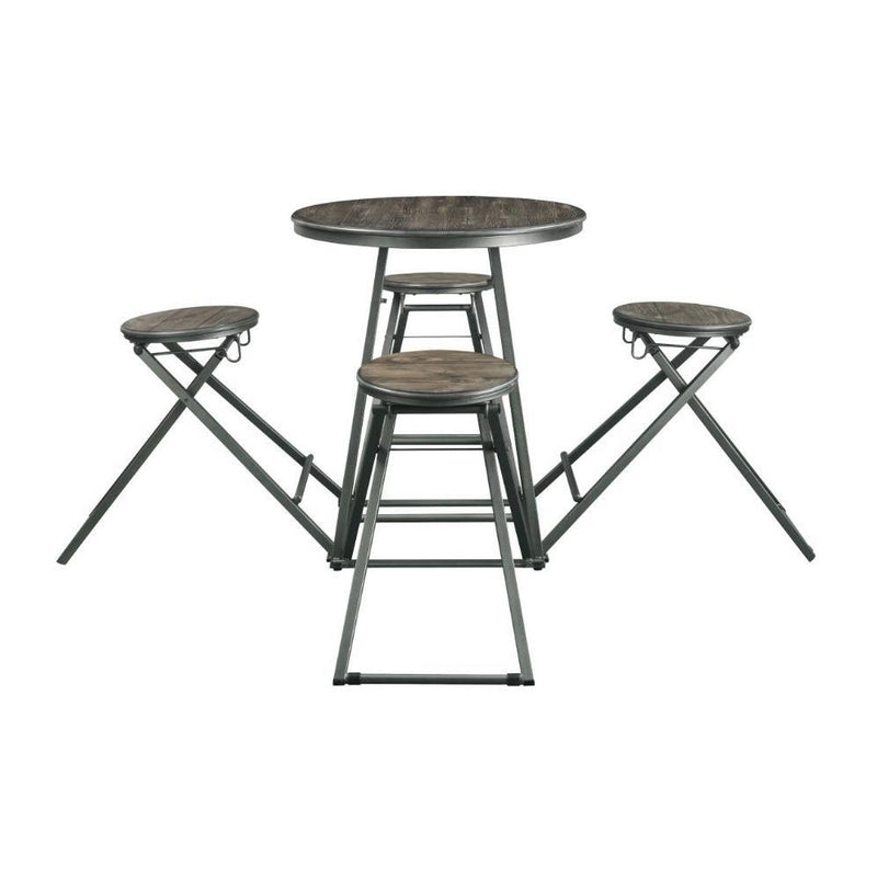 Acme Furniture Blaze 5 pc Counter Height Dinette 70110 IMAGE 2