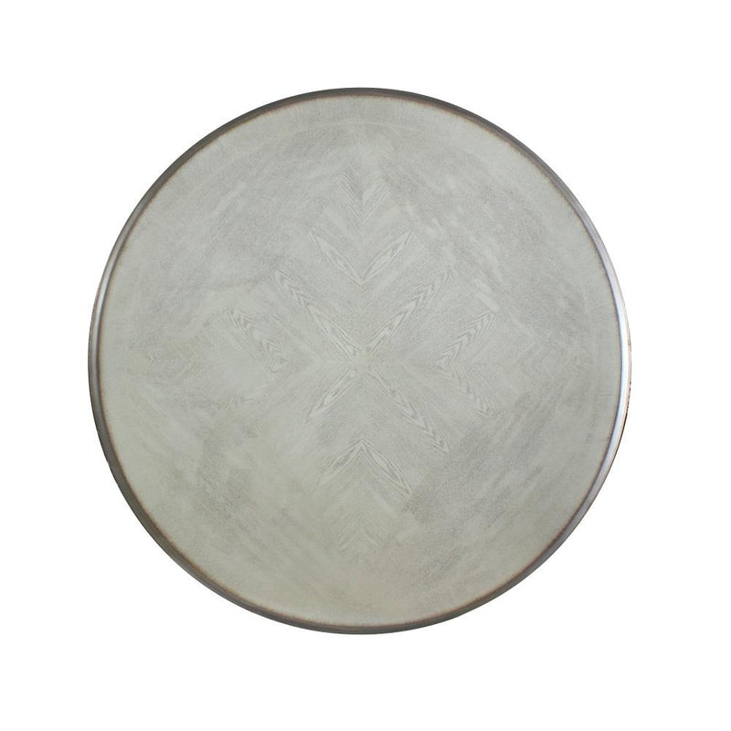 Acme Furniture Round Dresden Dining Table with Pedestal Base 68180 IMAGE 3