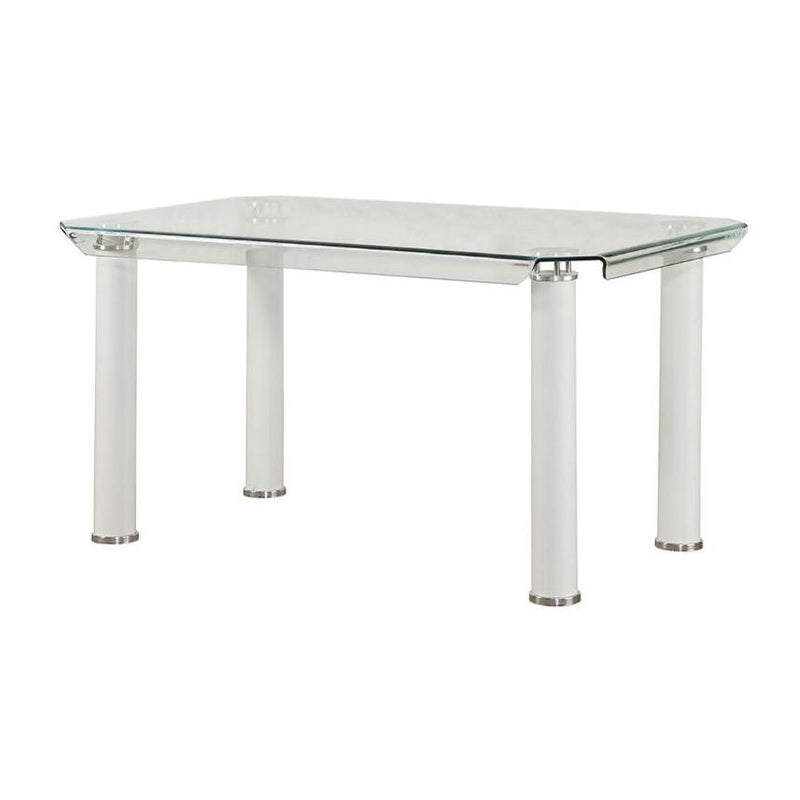 Acme Furniture Gordie Dining Table with Glass Top 70260 IMAGE 3