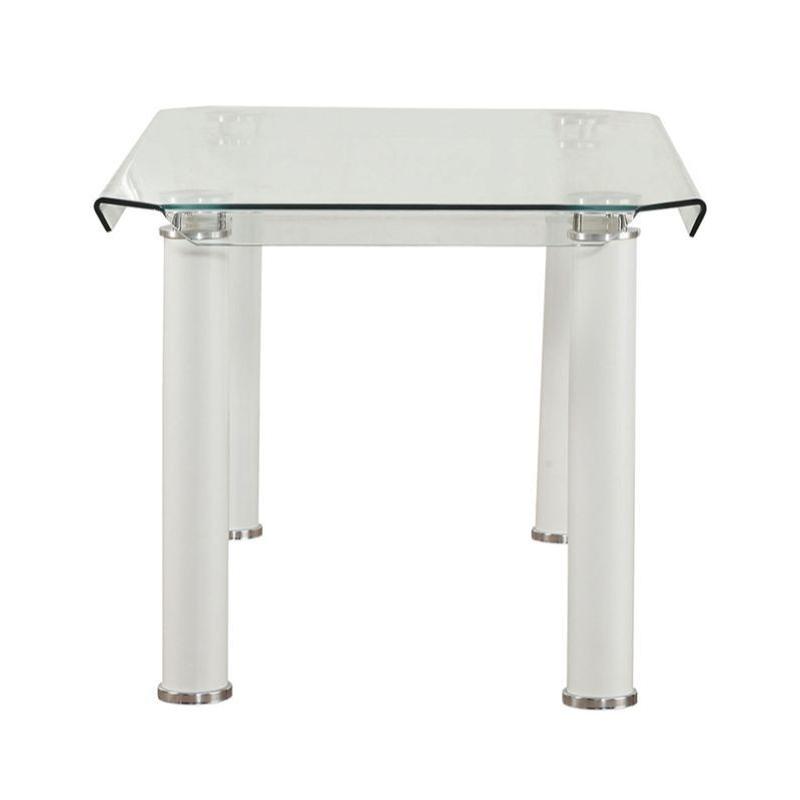 Acme Furniture Gordie Dining Table with Glass Top 70260 IMAGE 4