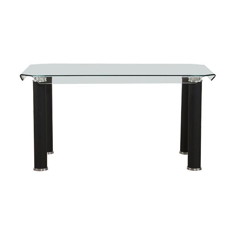 Acme Furniture Gordie Dining Table with Glass Top 70265 IMAGE 1
