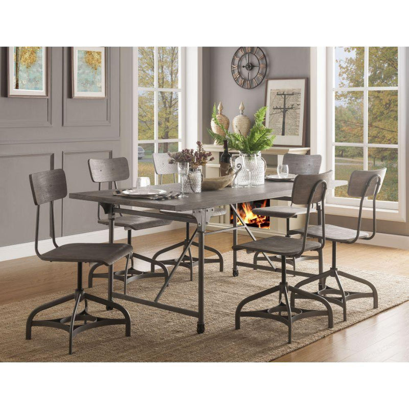 Acme Furniture Jonquil Dining Table with Trestle Base 70275 IMAGE 6