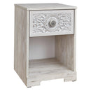  Signature Design by Ashley Paxberry EB1811-191 One Drawer Night Stand IMAGE 2