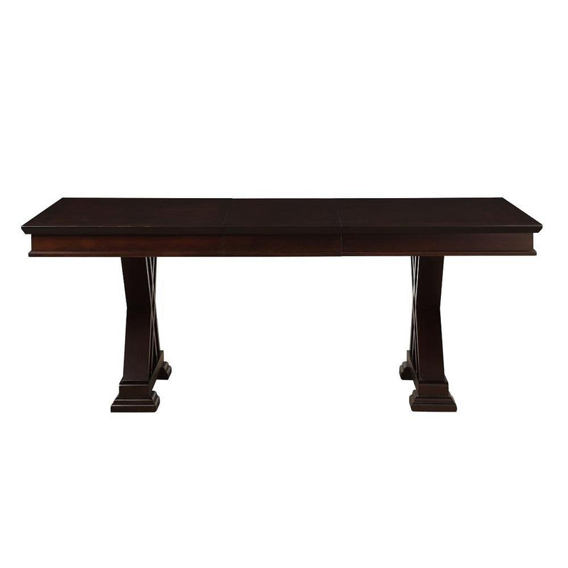 Acme Furniture Katrien Dining Table with Pedestal Base 71855 IMAGE 3