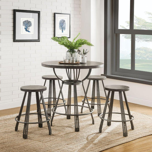 Acme Furniture Davin 5 pc Counter Height Dinette 71885 IMAGE 1