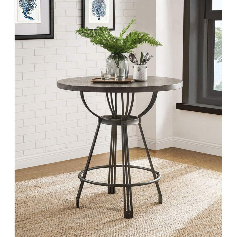 Acme Furniture Davin 5 pc Counter Height Dinette 71885 IMAGE 3