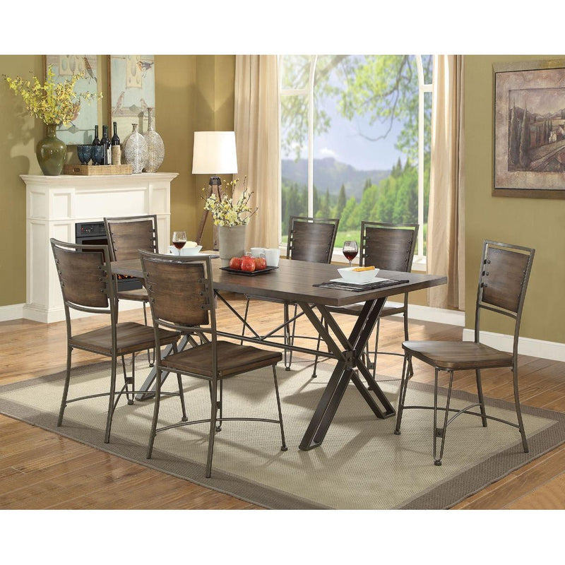 Acme Furniture Jodoc Dining Table with Trestle Base 72345 IMAGE 3