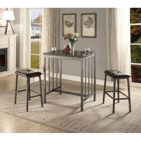 Acme Furniture Venator 3 pc Counter Height Dinette 72355 IMAGE 1